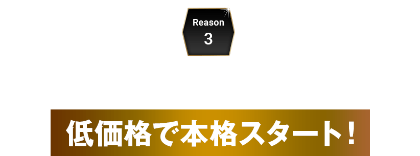 本ページからご予約された方限定 低価格で本格スタート!