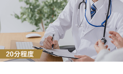 カウンセリングでお悩みをヒアリング